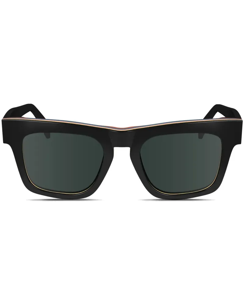 Paul Smith Kramer Sonnenbrille mit eckigem Gestell - Schwarz Schwarz