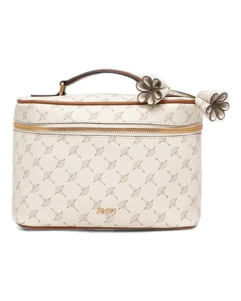 JOOP! Cortina logo-print makeup bag - Nude Nude