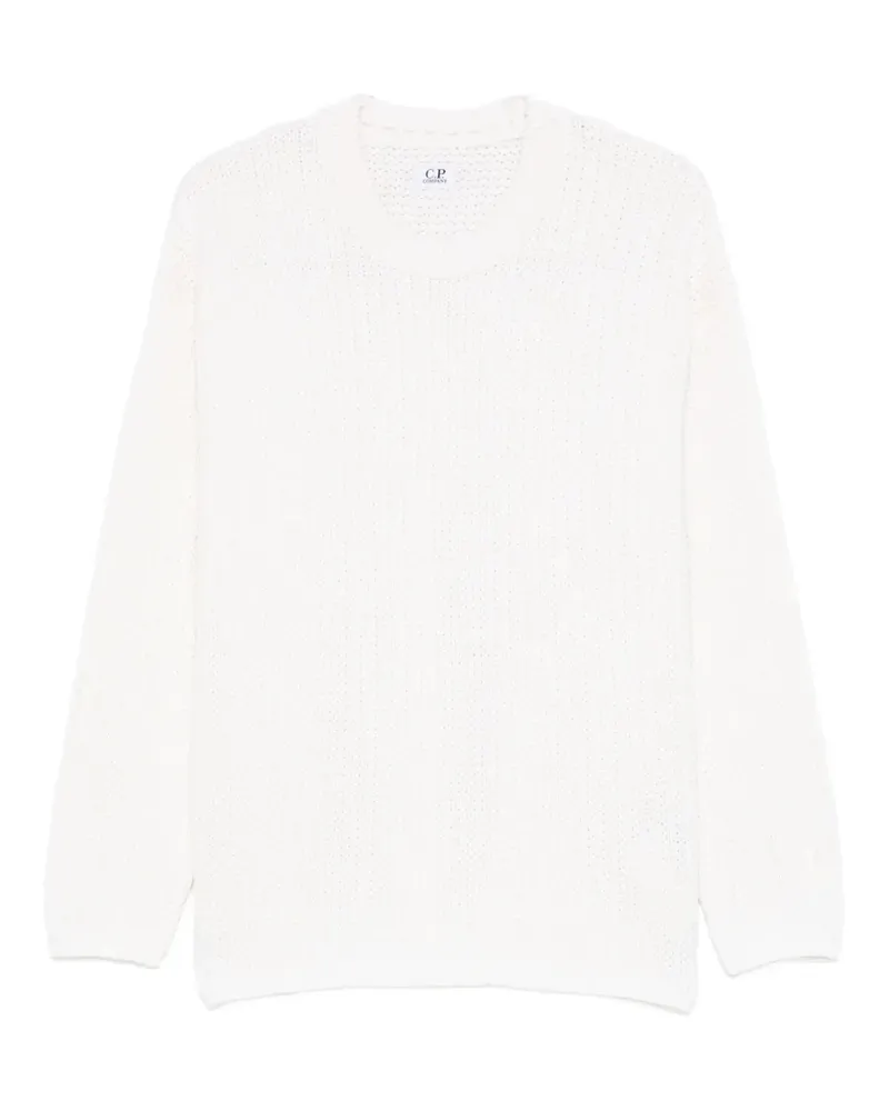 C.P. Company Pullover mit rundem Ausschnitt - Weiß Weiß