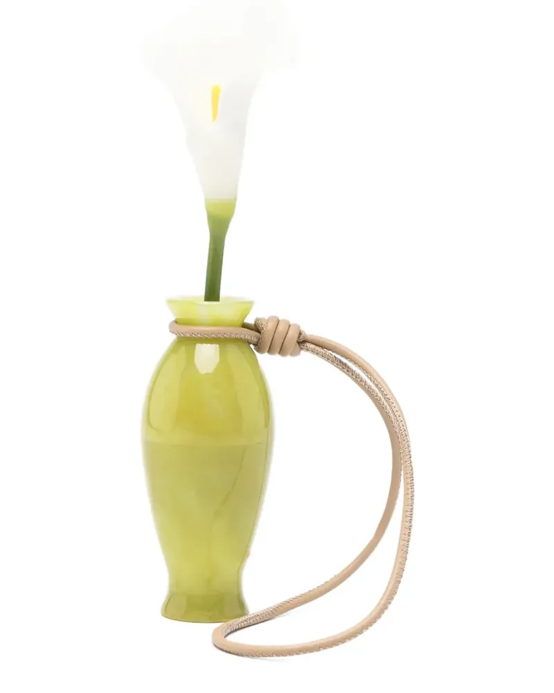 Cult Gaia Florence knotted vase bag charm - Grün Grün