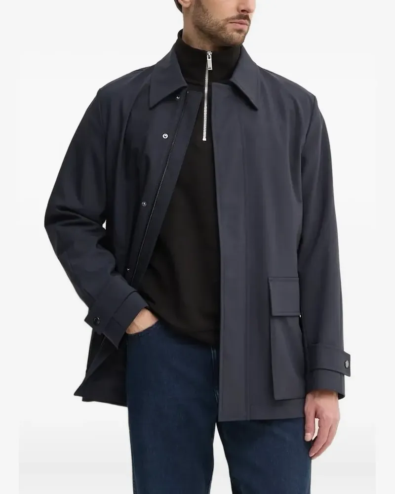 HUGO BOSS Jacke mit aufgesetzten Taschen - Blau Blau