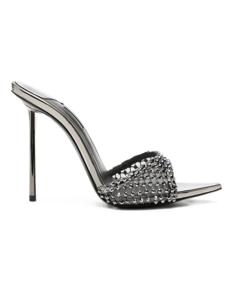 Le Silla Gilda Sandalen mit spitzer Kappe - Silber Silber