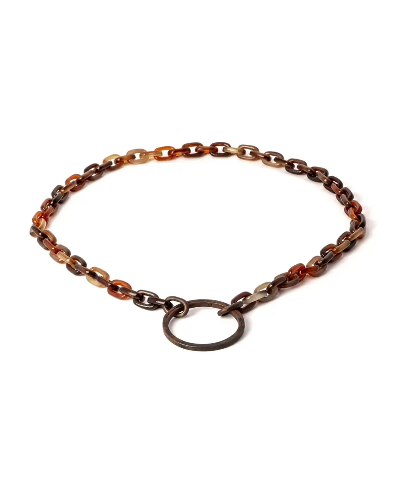 Parts Of Four Mini Portal Halskette - Braun Braun