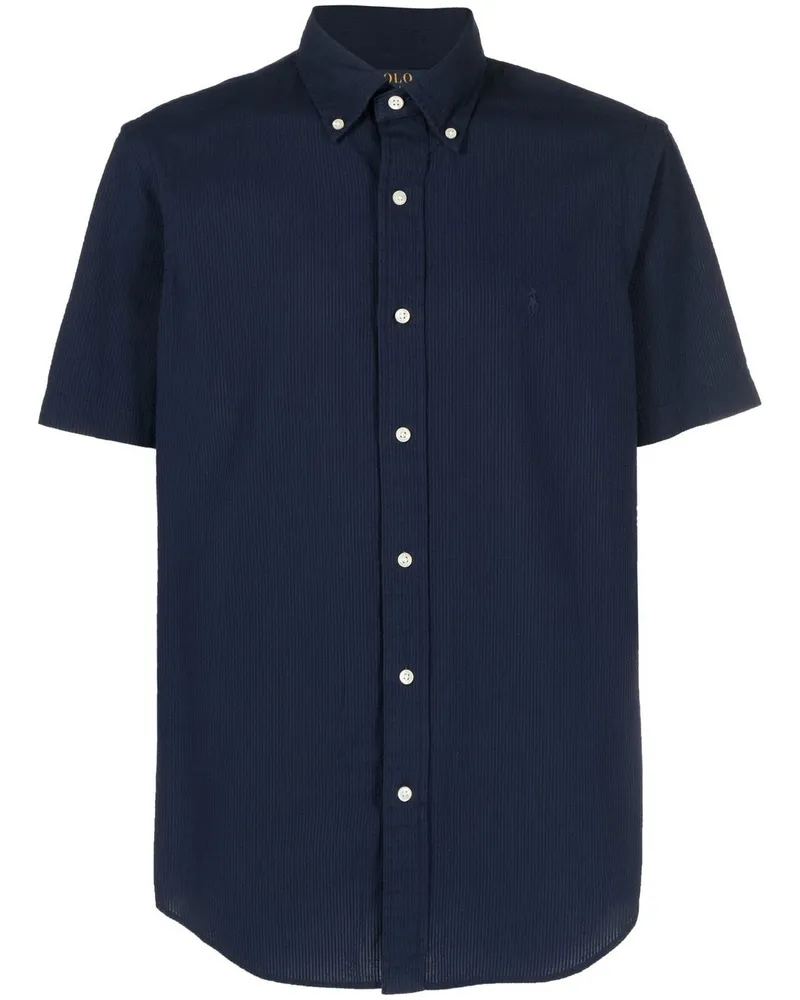 Ralph Lauren Hemd aus Cord - Blau Blau