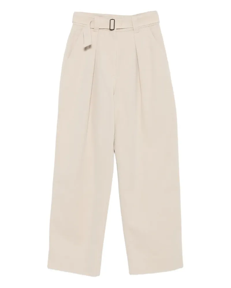 Margaret Howell Tapered-Hose mit Gürtel - Nude Nude