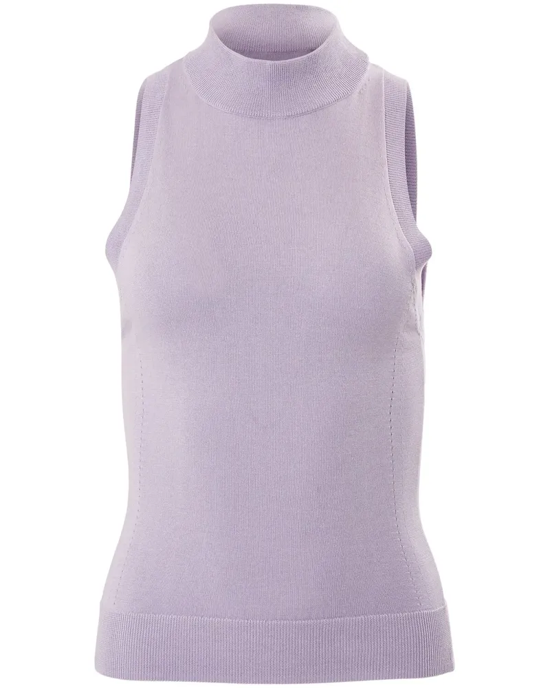 Carolina Herrera New York Ärmelloses Top aus Strick - Violett Violett