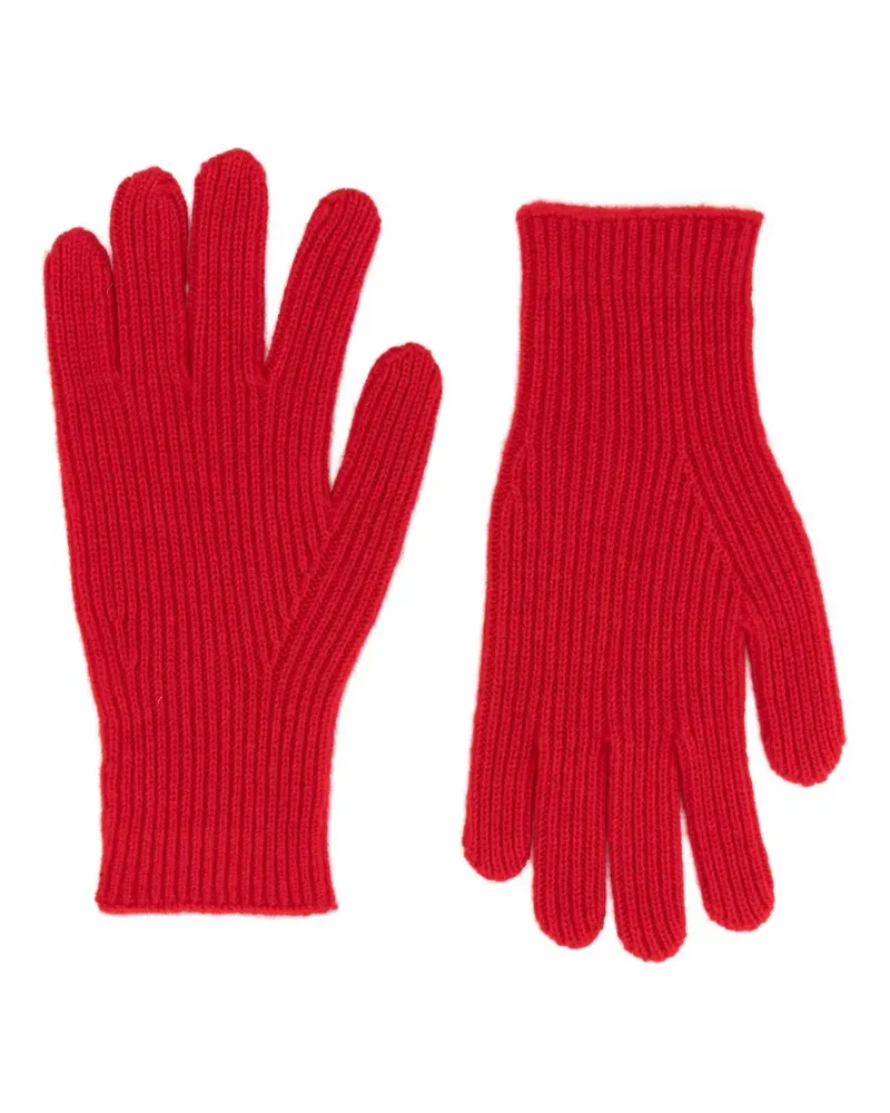 Totême Gestrickte Handschuhe aus Kaschmir - Rot Rot