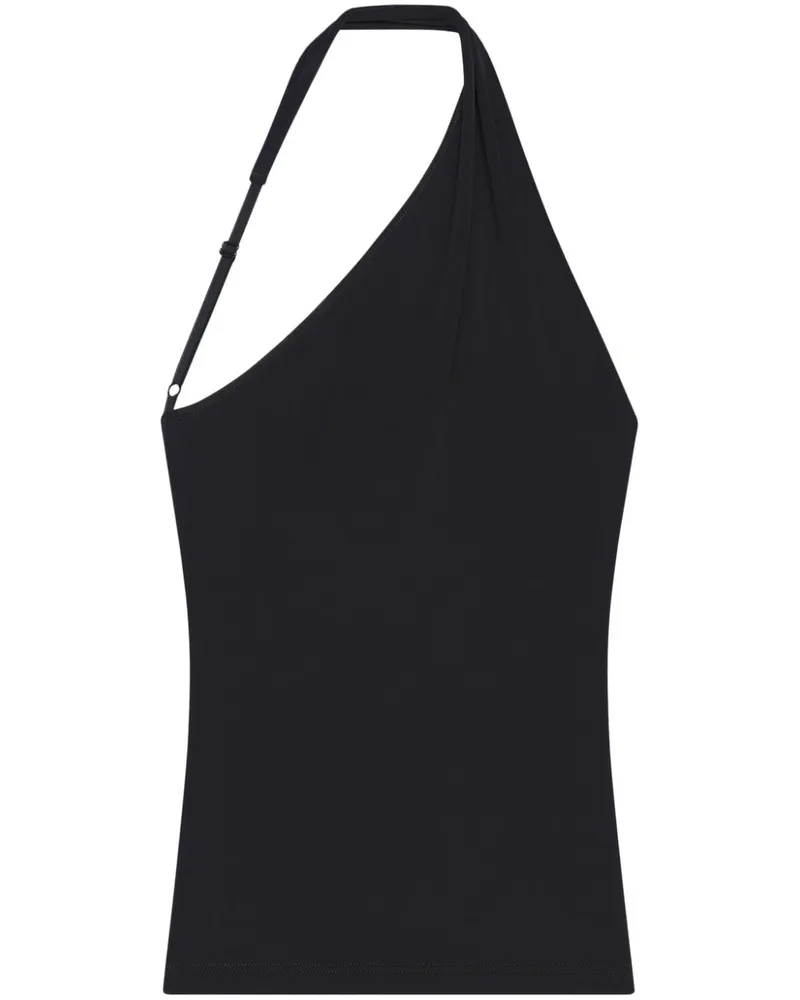 Courrèges Asymmetrisches Slash Oberteil - Schwarz Schwarz