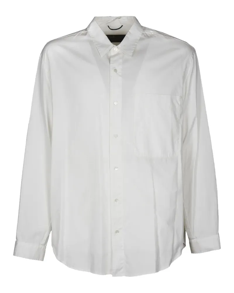 Paltò Hemdjacke mit Tasche - Weiß Weiß