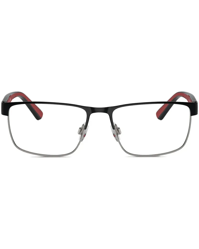 Ralph Lauren Brille mit eckigem Gestell - Schwarz Schwarz