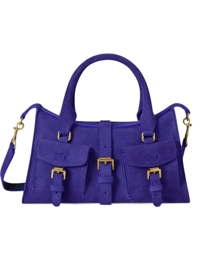 Mulberry Roxanne Tote Bag aus Wildleder - Blau Blau