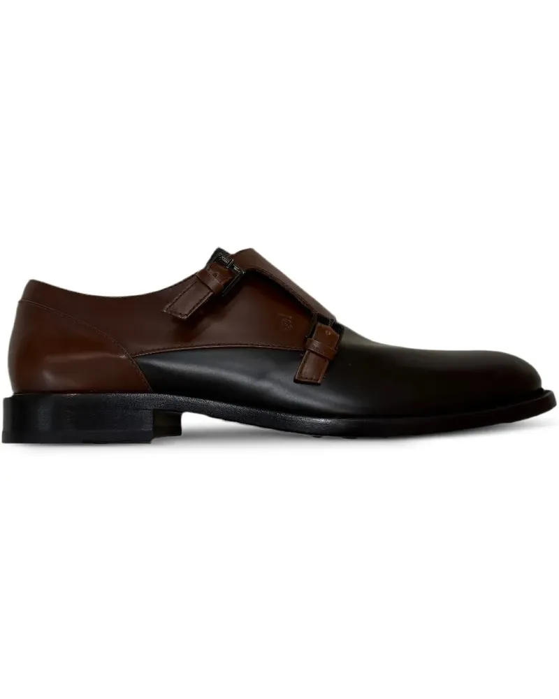 TOD'S Monk-Schuhe mit Doppelschnalle - Braun Braun