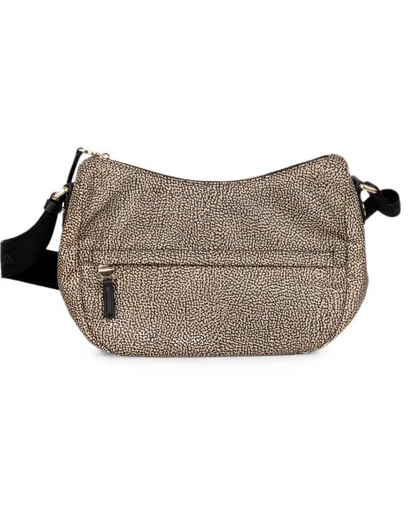 Borbonese Luna Schultertasche - Nude Nude