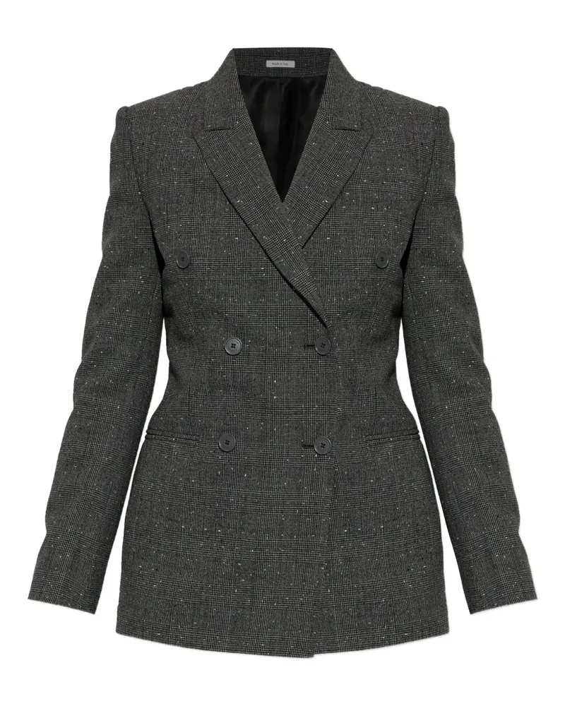 Alexander McQueen double-breasted wool jacket - Grau Grau