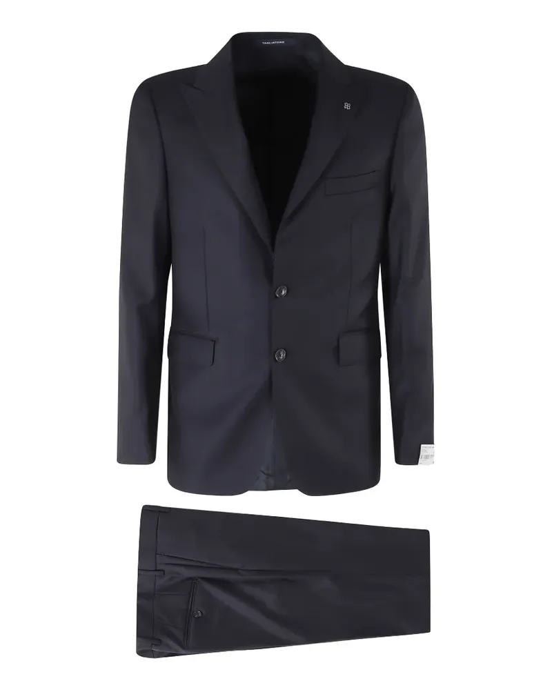Tagliatore peak-lapel single-breasted suit - Blau Blau