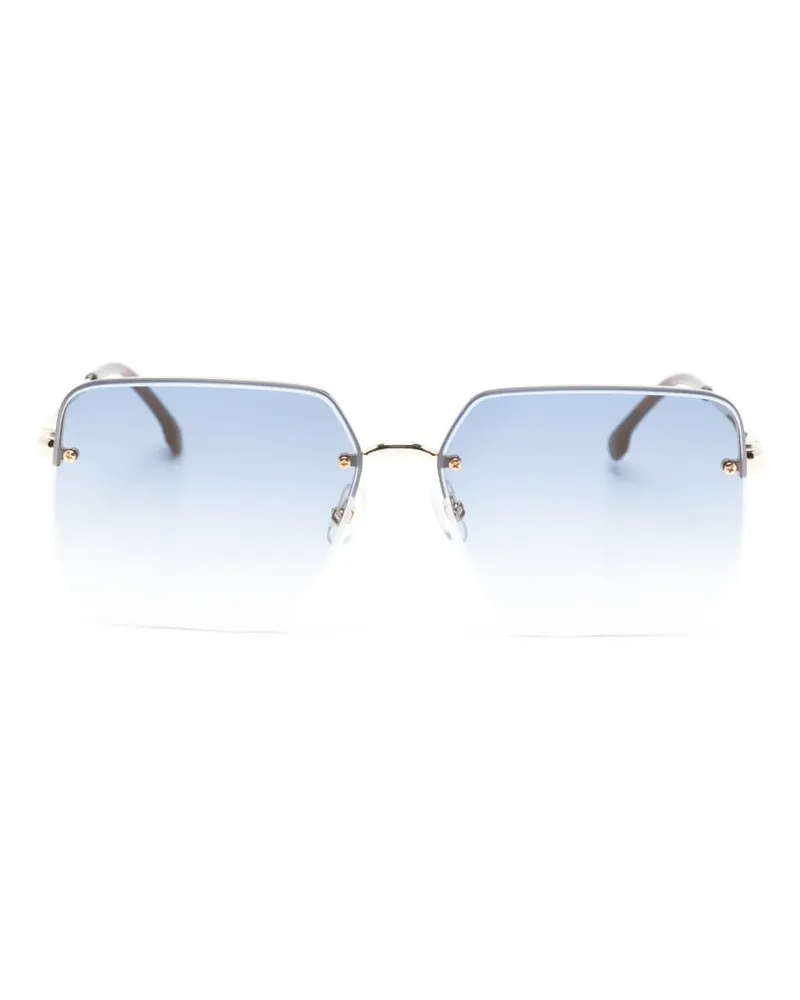 Carrera Sonnenbrille mit geometrischem Gestell - Gold Gold