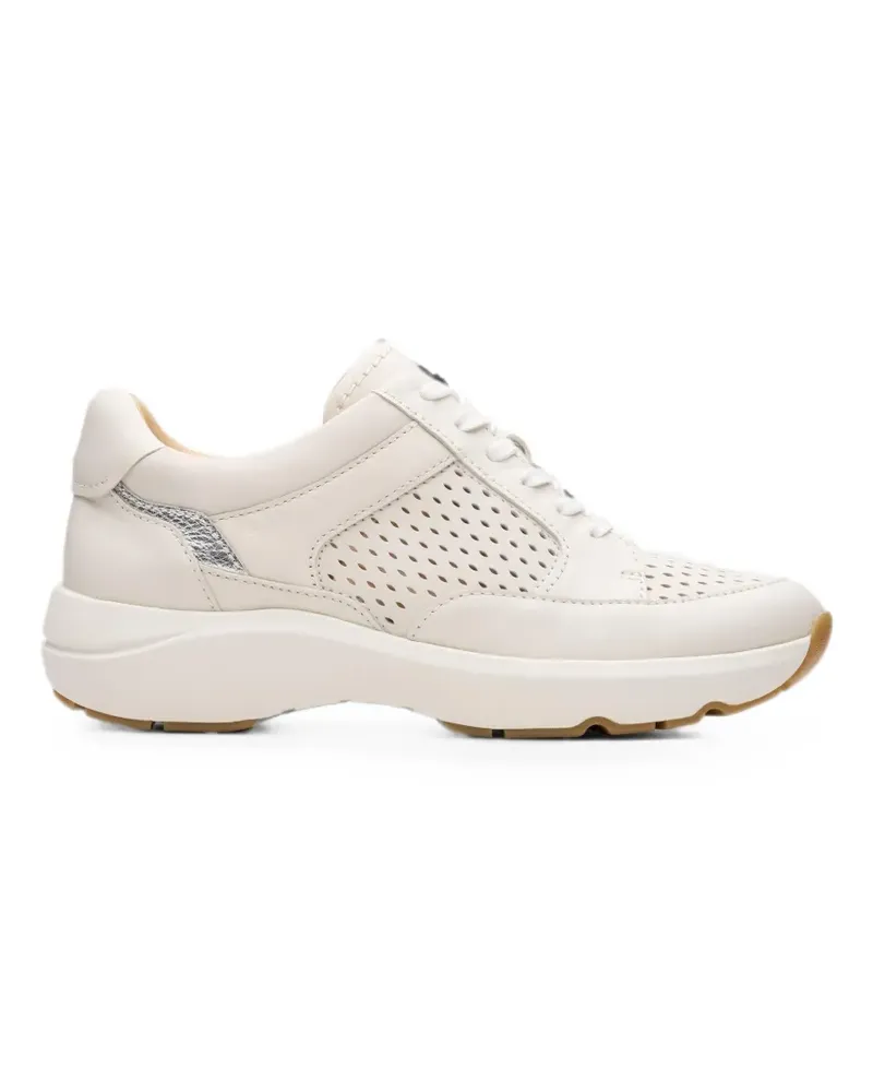 Clarks Tivoli Walk perforated leather sneakers - Nude Nude