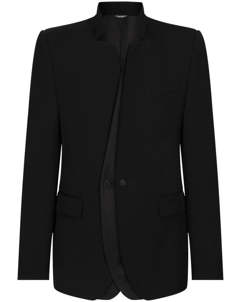 Dolce & Gabbana Einreihiges Sakko - Schwarz Schwarz