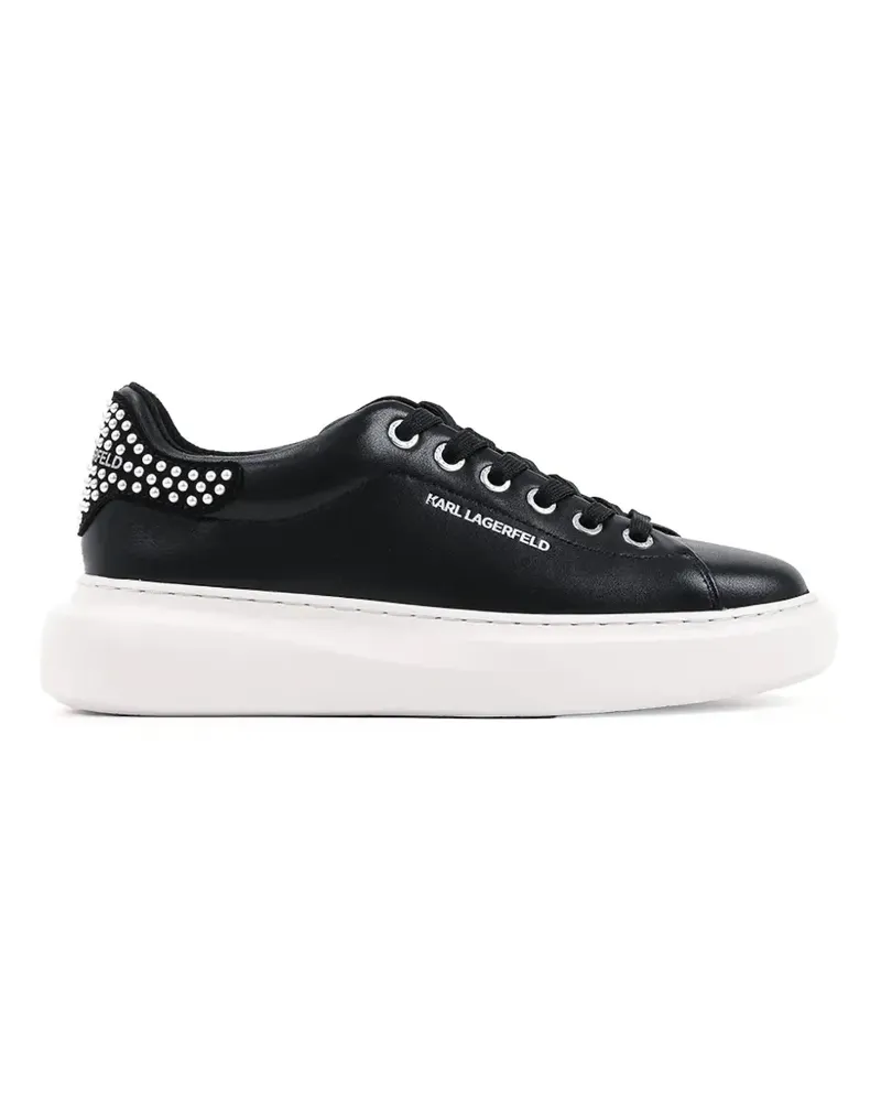 Karl Lagerfeld stud-embellished chunky-sole sneakers - Schwarz Schwarz