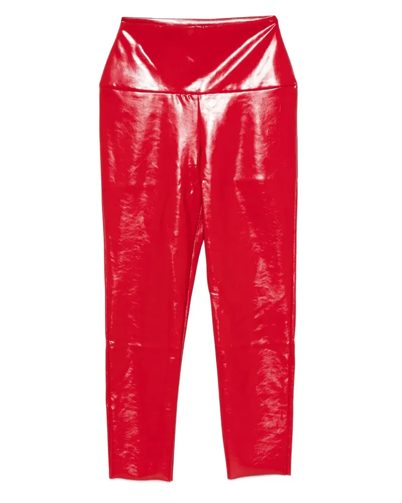 Norma Kamali Hose mit hohem Bund - Rot Rot