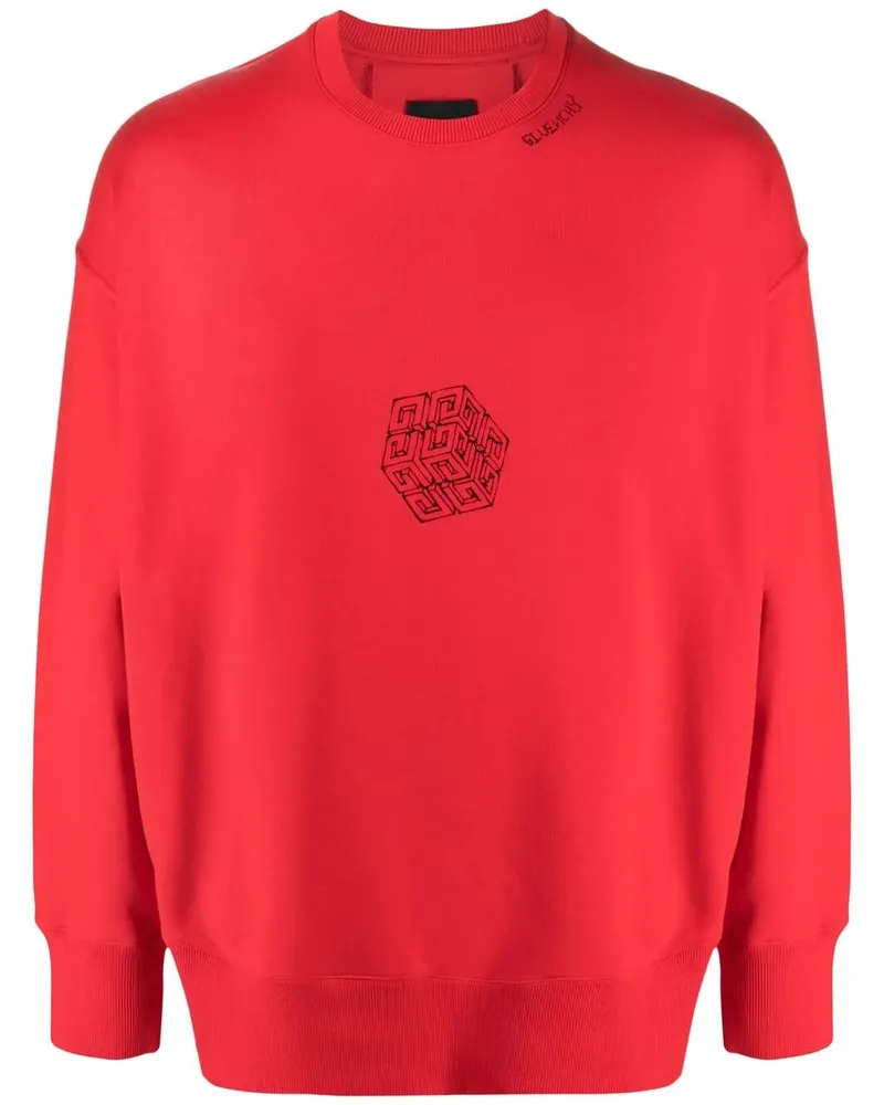 Givenchy Oversized-Sweatshirt mit 4G-Print - Rot Rot