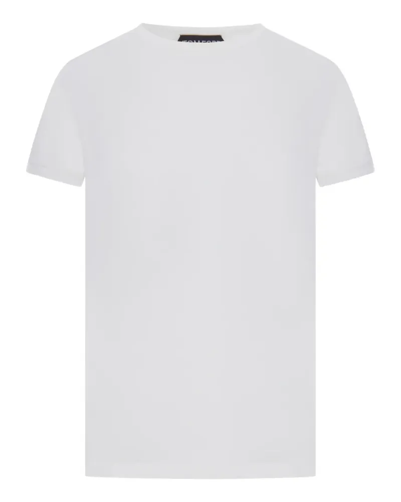 Tom Ford T-Shirt mit rundem Ausschnitt - Weiß Weiß