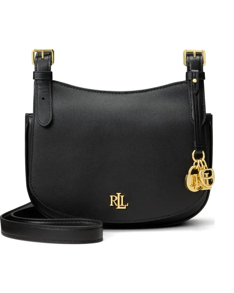 Ralph Lauren Marcy Umhängetasche mit Anhängerdetail - Schwarz Schwarz