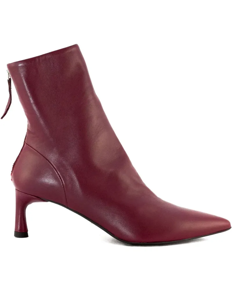 HALMANERA Gil Stiefel mit Reißverschluss 50mm - Rot Rot