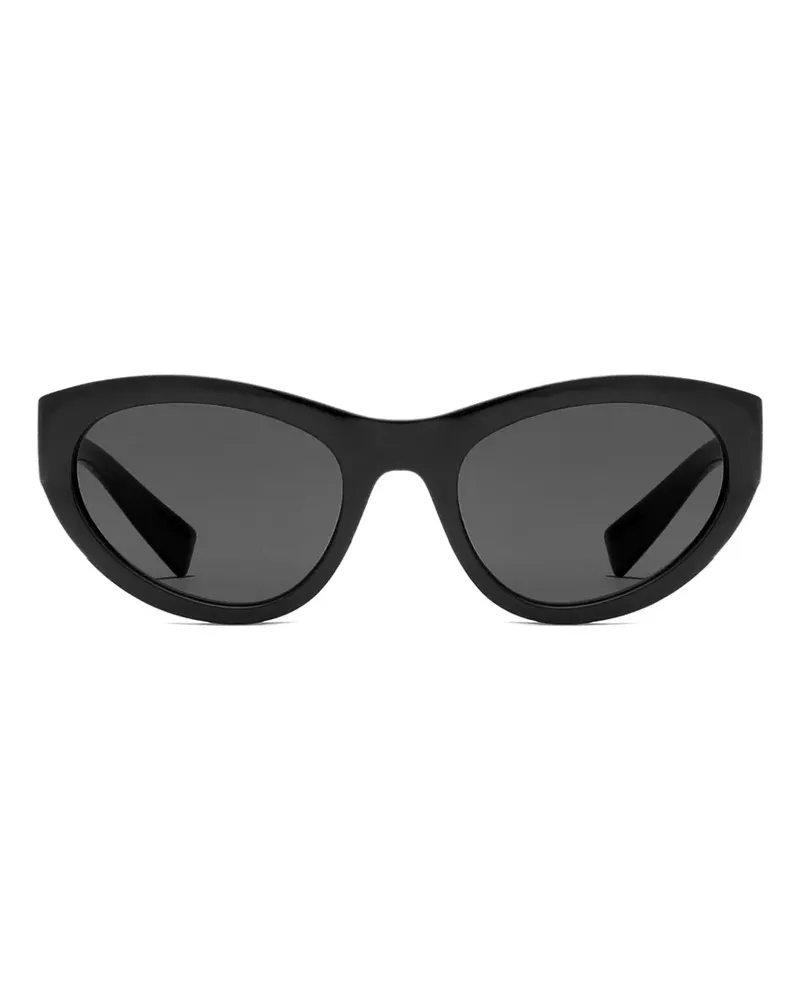 Dolce & Gabbana Sonnenbrille mit Logo - Schwarz Schwarz