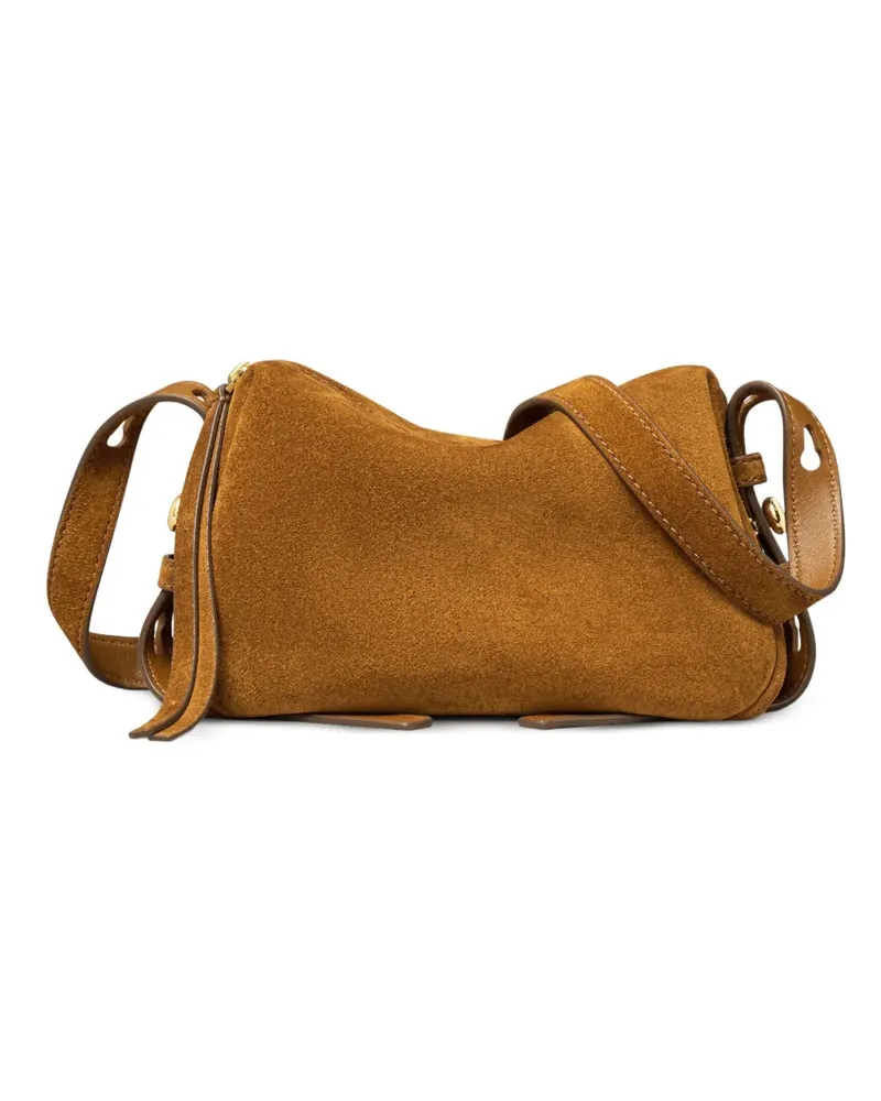 Tory Burch Romy Umhängetasche aus Wildleder - Braun Braun