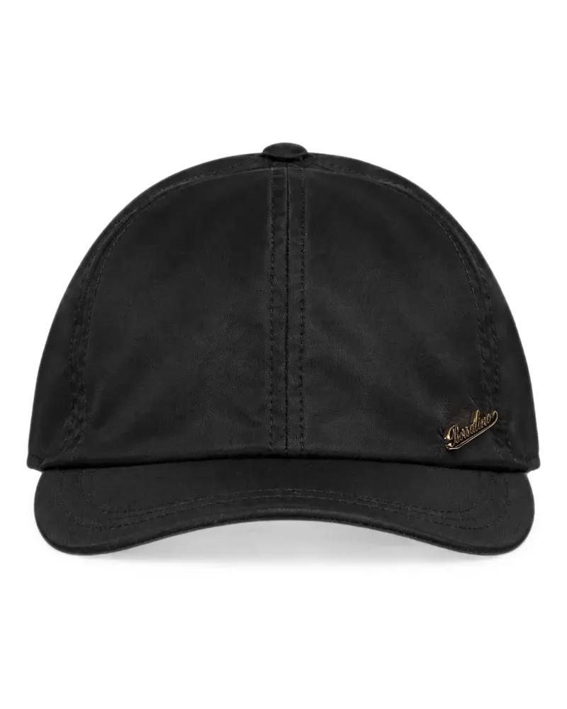 Borsalino Hiker Rain logo-plaque baseball cap - Schwarz Schwarz