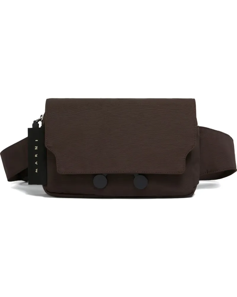 Marni Cityscape Gürteltasche - Braun Braun