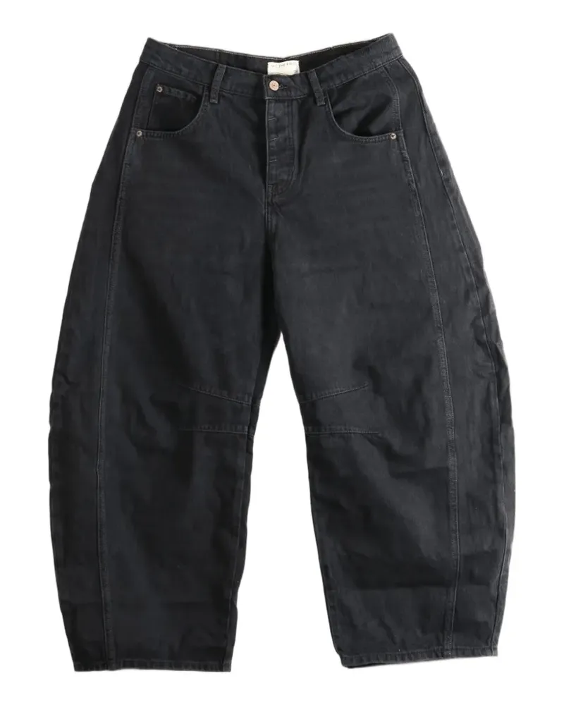 Free People Soundwave Tapered-Jeans - Schwarz Schwarz