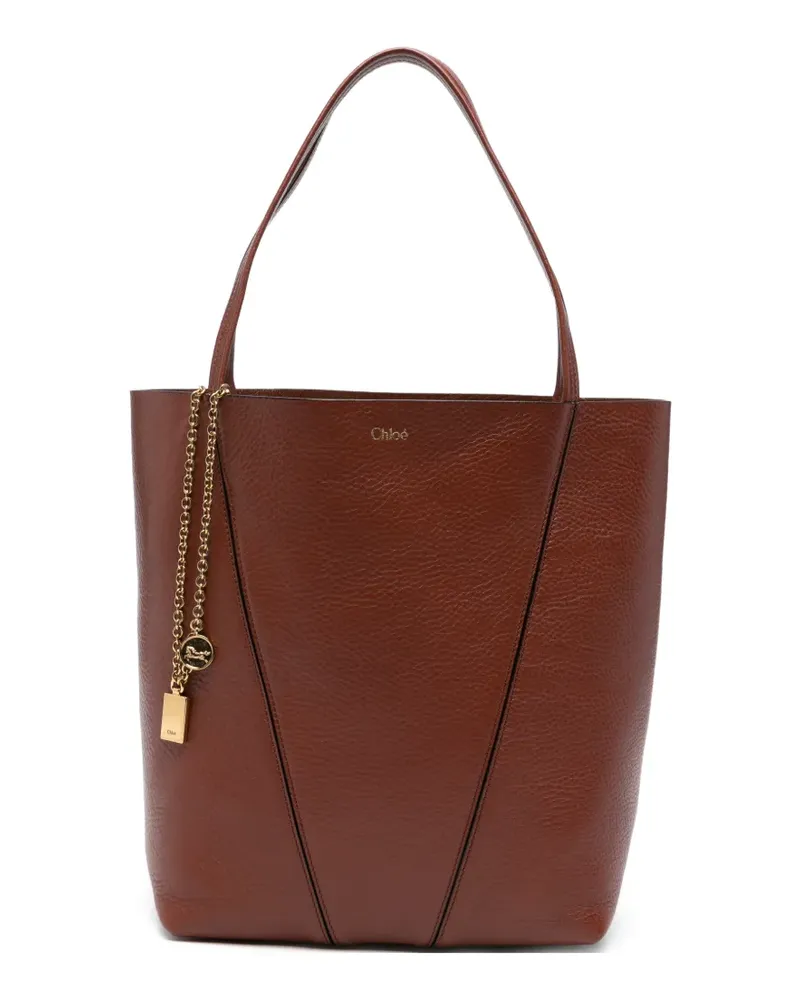 Chloé leather tote bag - Braun Braun