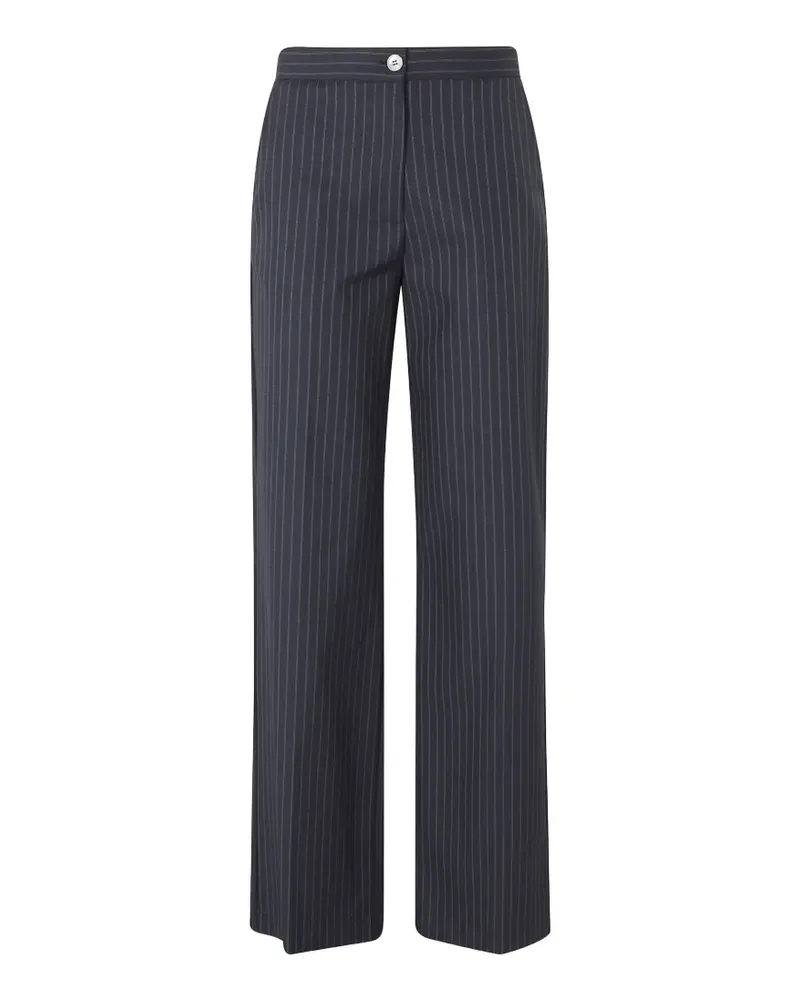 SOLOTRE pinstripe tailored trousers - Blau Blau