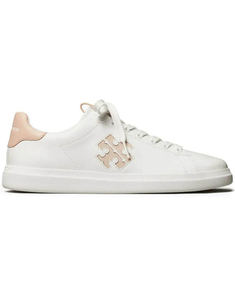 Tory Burch Double T Howell Court Sneakers - Nude Nude