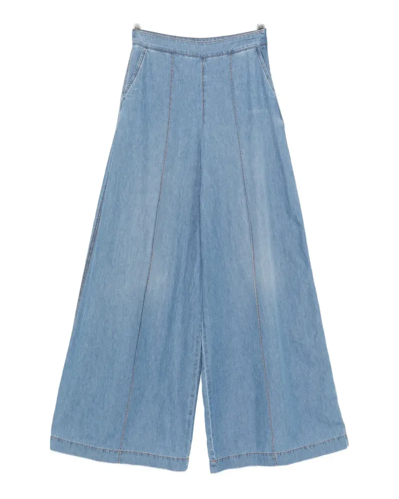 Ermanno Scervino Over seam-detail jeans - Blau Blau