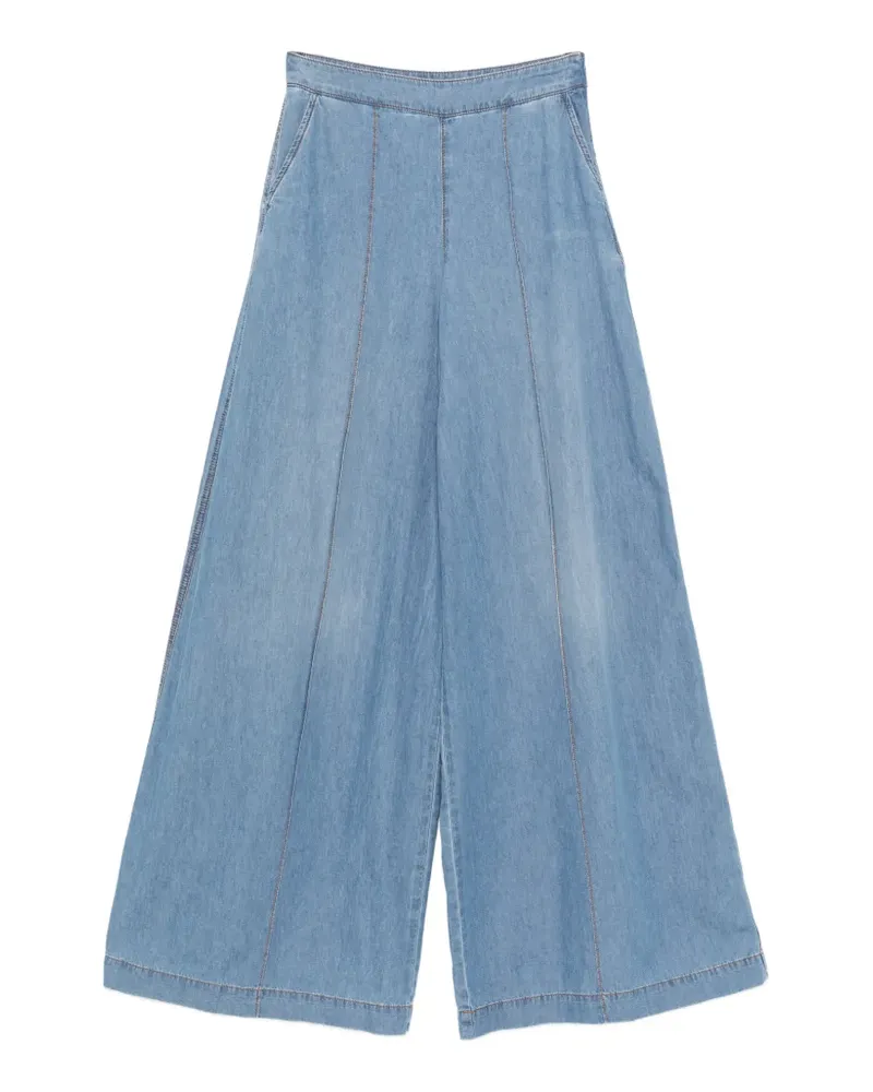 Ermanno Scervino Over seam-detail jeans - Blau Blau