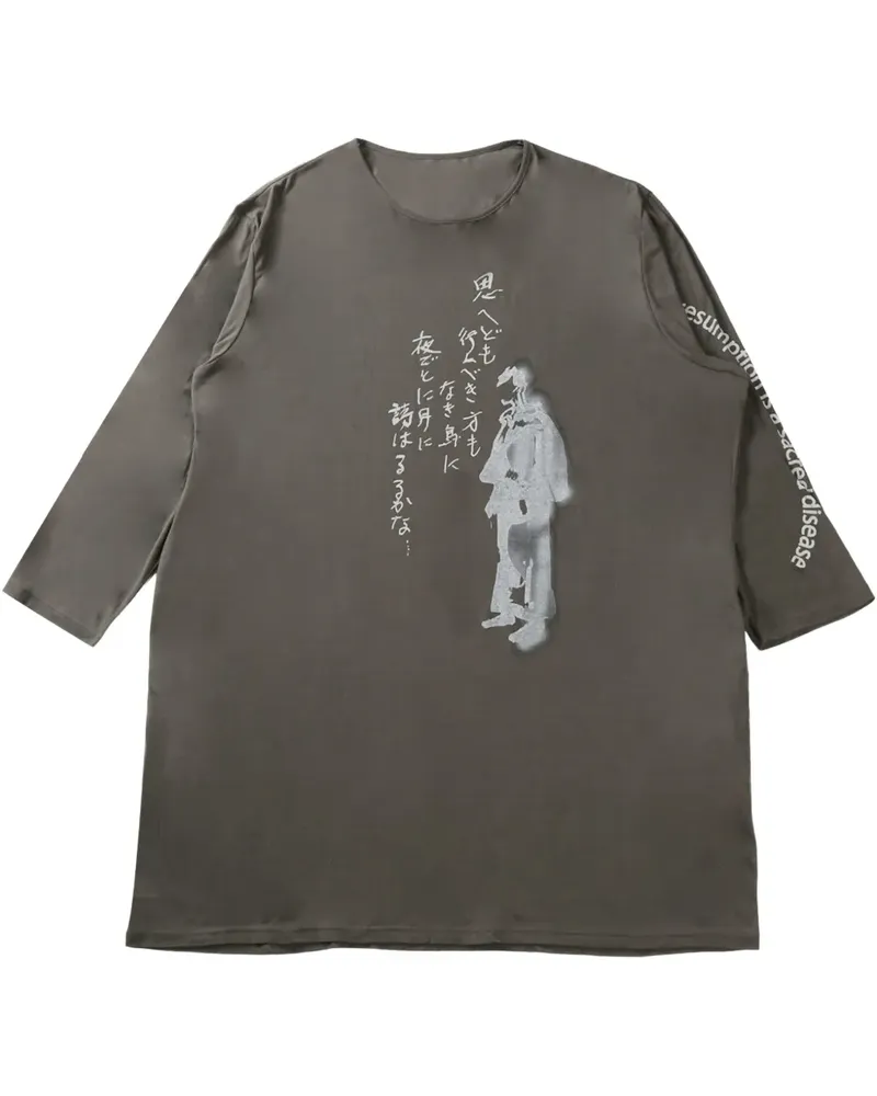 Yohji Yamamoto cotton sweatshirt - Grau Grau
