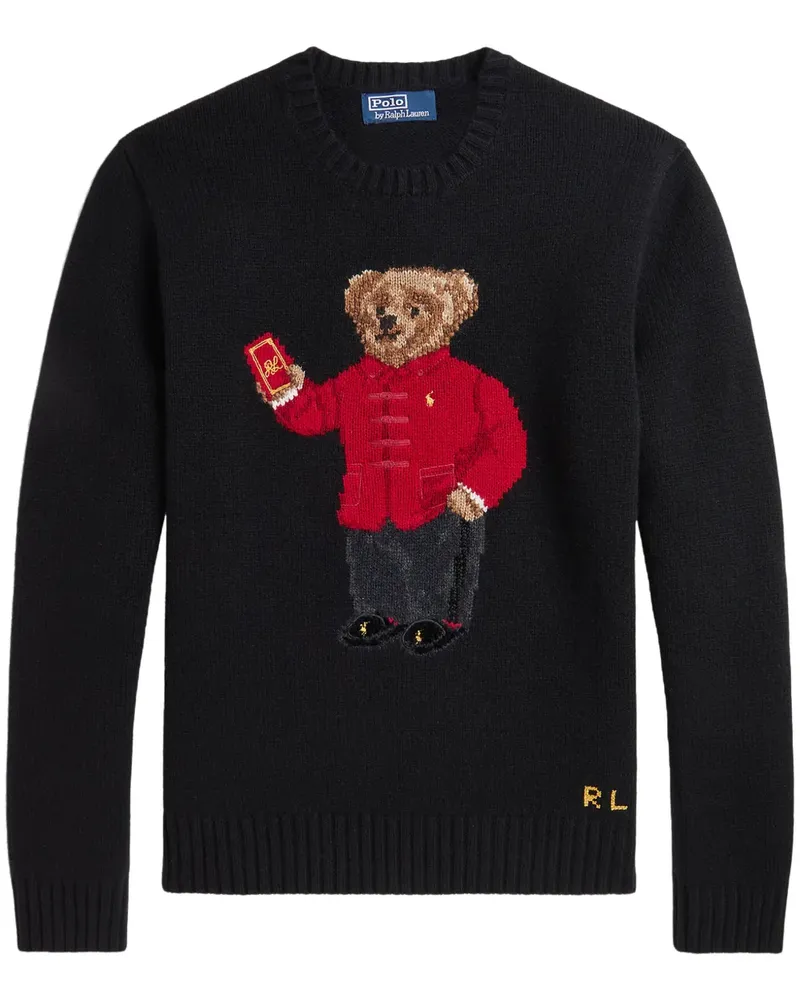 Ralph Lauren Lunar New Year Polo Bear Pullover - Schwarz Schwarz