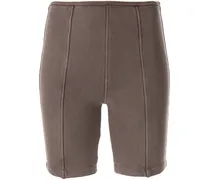 Radlerhose mit hohem Bund - Braun