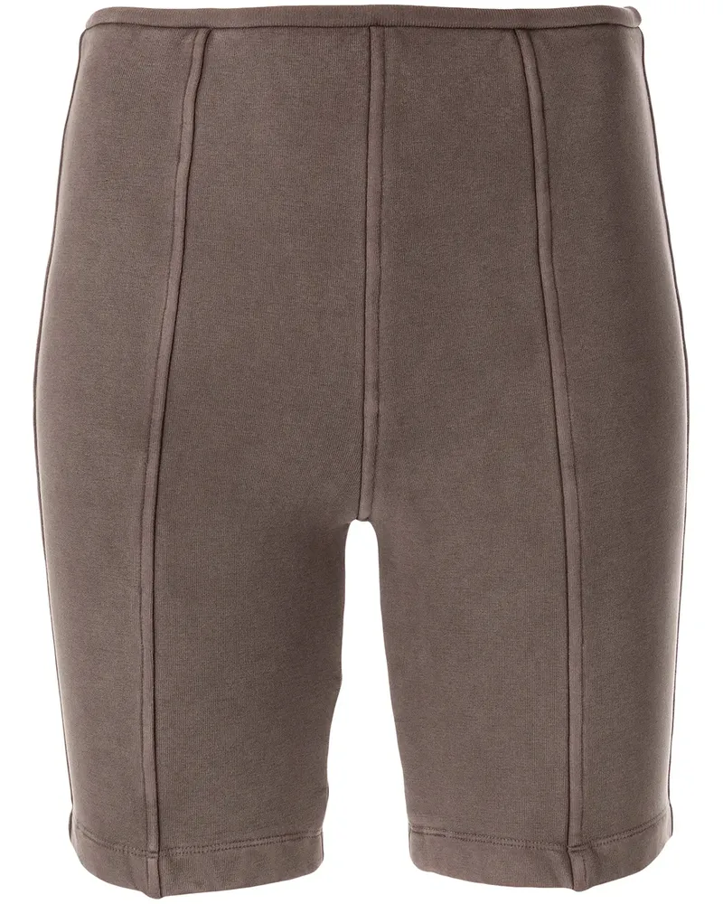 Alexander Wang Radlerhose mit hohem Bund - Braun Braun