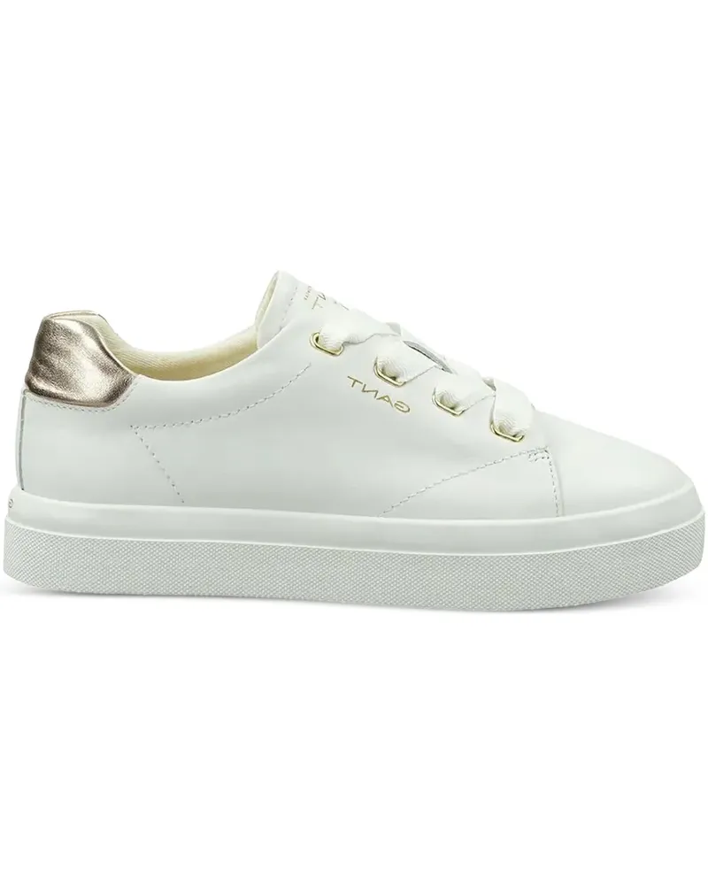 Gant Sneakers mit Metallic-Akzenten - Weiß Weiß