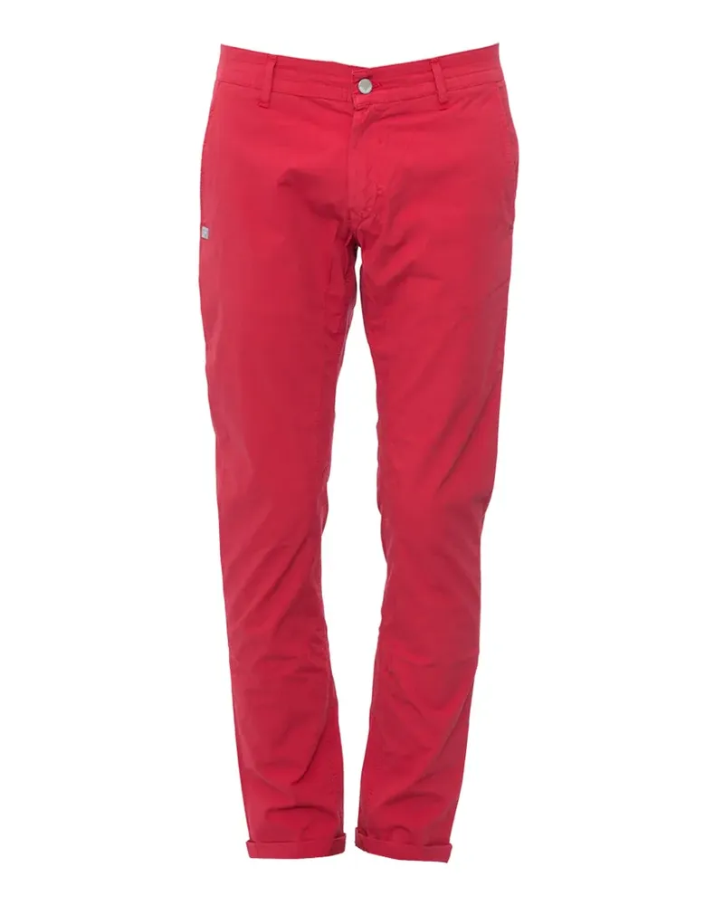 Daniele Alessandrini logo-detail belt-loop trousers - Rot Rot