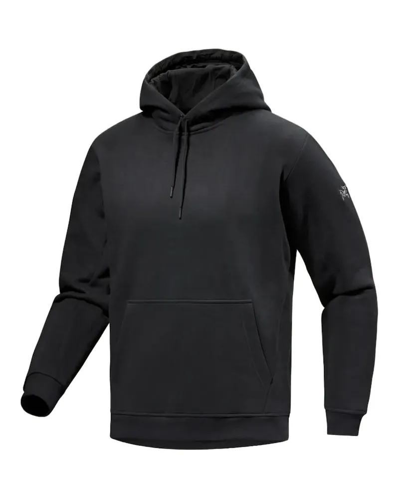 Arc'teryx Emblem hooded kangaroo-pocket hoodie - Schwarz Schwarz