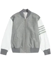 Thom Browne Bomberjacke mit Streifen Grau