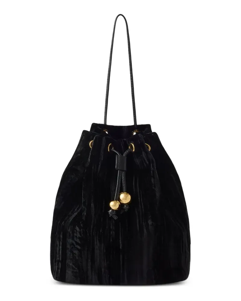 Furla Beuteltasche aus Samt - Schwarz Schwarz