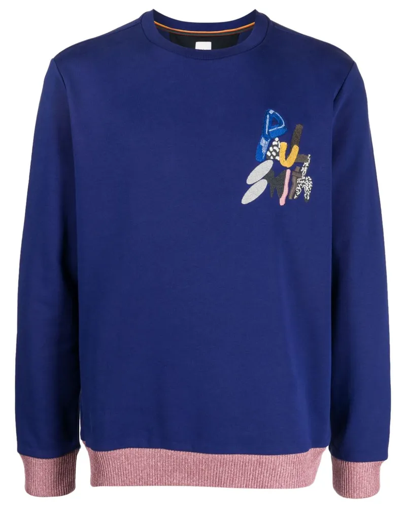 Paul Smith Sweatshirt aus Bio-Baumwolle Blau