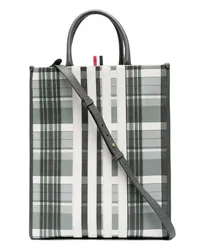 Thom Browne Shopper mit Streifen Grau