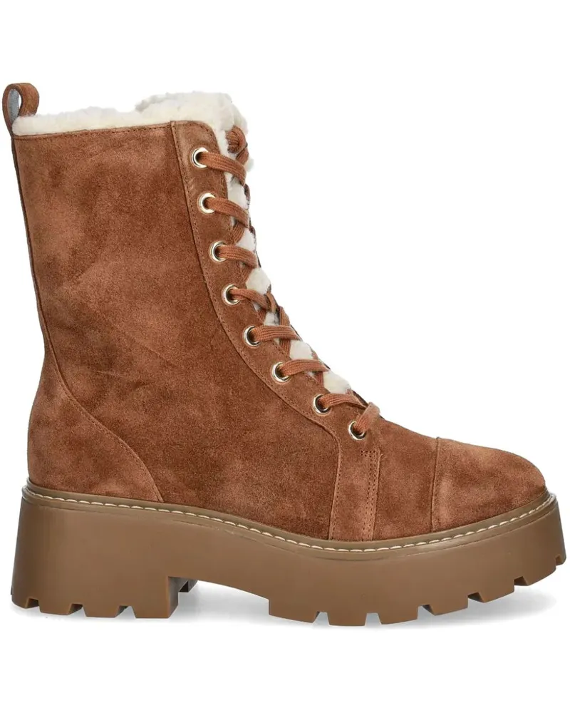 Michael Kors Knöchelhohe Wildlederstiefel - Braun Braun